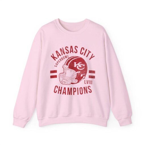 Chiefs SuperBowl Champions Shirt, KC Chiefs Champions 2024 Shirt, Chiefs Superbowl Sweatshirt, Chiefs Crewneck