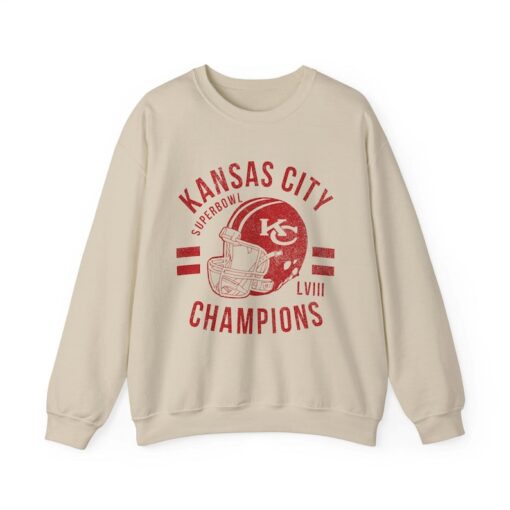 Chiefs SuperBowl Champions Shirt, KC Chiefs Champions 2024 Shirt, Chiefs Superbowl Sweatshirt, Chiefs Crewneck