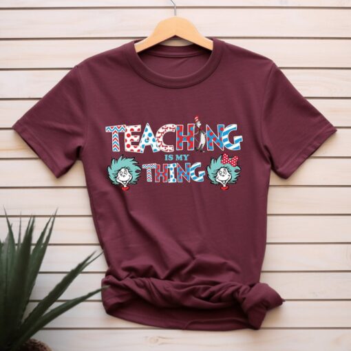 Teaching is my Thing Shirt, Teacher Sweatshirt, School Shirt, Reading Lovers Shirt, Reading Day Tee, Teacher Life Hoodie