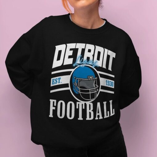 Vintage Detroit Football Sweatshirt, Detroit Fan Crewneck Sweatshirt, Detroit Football Gift, Sunday Football Sweatshirt