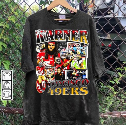 Vintage 90s Graphic Style Fred Warner T-Shirt - Fred Warner Football TShirt - American Football Tee For Man and Woman