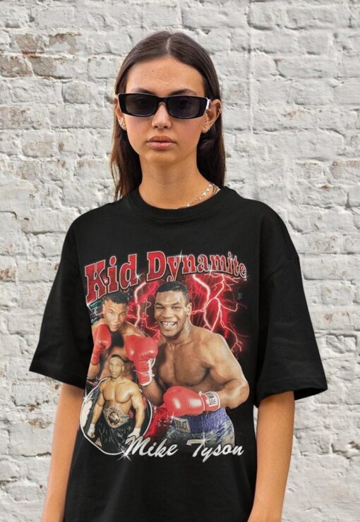 Mike Tyson T Shirt Retro, Iron Mike Boxer Tee, Boxing Kid Dynamite Nyc Brooklyn King, Bootleg Y2K