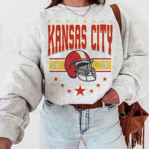 Kansas City Football Vintage Style Sweatshirt, Kansas City Football T Shirt, Kansas City Football Hoodie