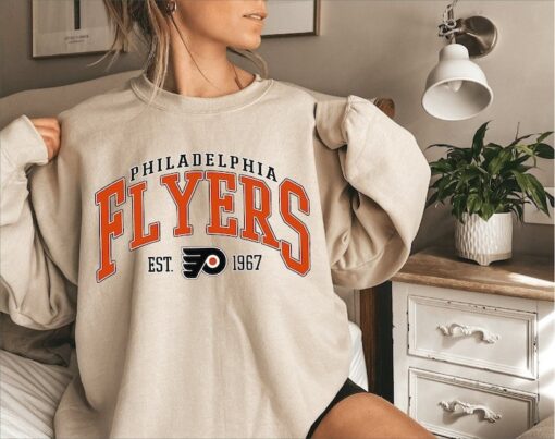 Philadelphia Flyers Sweatshirt, Philadelphia Hockey Shirt, Flyers Hoodie, Hockey Sweatshirt, Vintage Tshirt