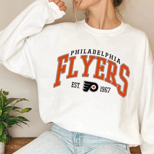 Philadelphia Flyers Sweatshirt, Philadelphia Hockey Shirt, Flyers Hoodie, Hockey Sweatshirt, Vintage Tshirt