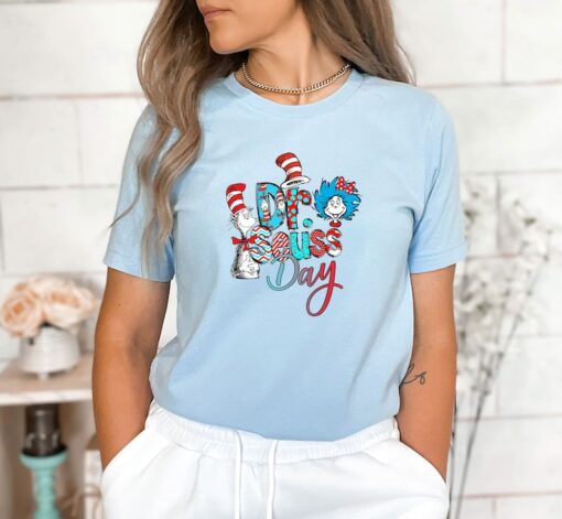 Dr. Seuss Day Shirt, Colorful Dr Seuss Shirt, Read Across America Day Shirt, Cat In The Hat Tee, Kids Reading Day Shirt