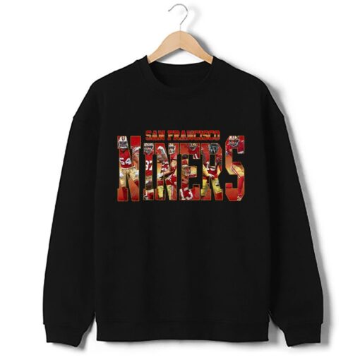 San Francisco Football Sweatshirt 49ers Fan Shirt Brock Purdy Nick Bosa Samuel Deebo McCaffrey George Kittle Brandon