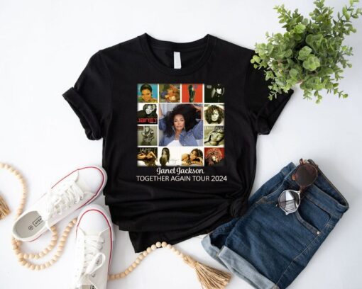 Janet Jackson Shirt, Janet Jackson Together Again Tour 2024 T Shirt