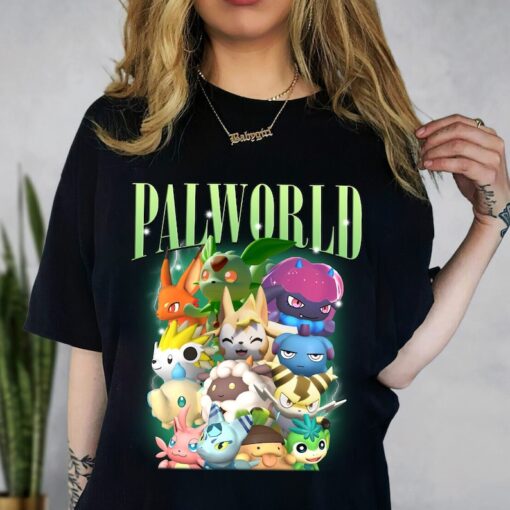 Palworld Shirt | Chikipi Grizzbolt Shirt | Palworld Video Game Shirt | Palworld Survival Game Shirt