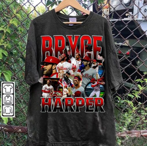 Bryce Harper T-Shirt,American Baseball Tee For Man and Woman Unisex, Gift For Fans