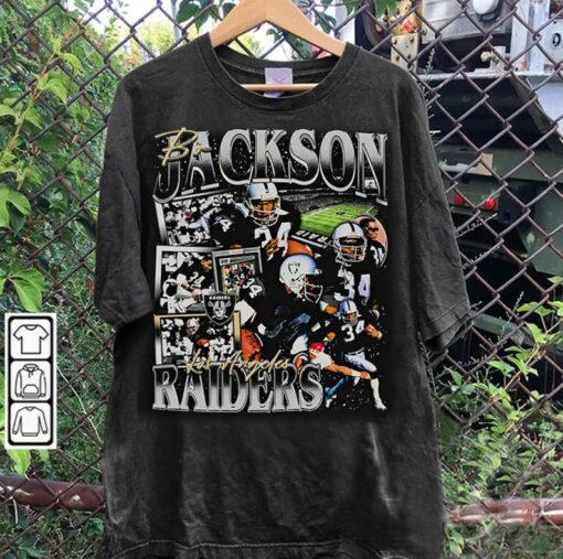 Vintage 90s Graphic Style Bo Jackson T-Shirt - Bo Jackson Football TShirt - Bo Jackson Vintage Tee For Man and Woman