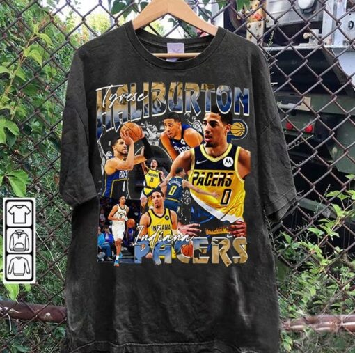 Tyrese Haliburton Shirt,Stephen Curry Vintage Tee, NFL Shirt, Gift For Fans