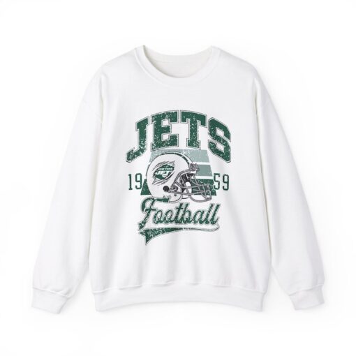 Vintage Jets Football Sweatshirt, Clayton Aaron Rodgers Shirt Retro Foobal American Crewneck