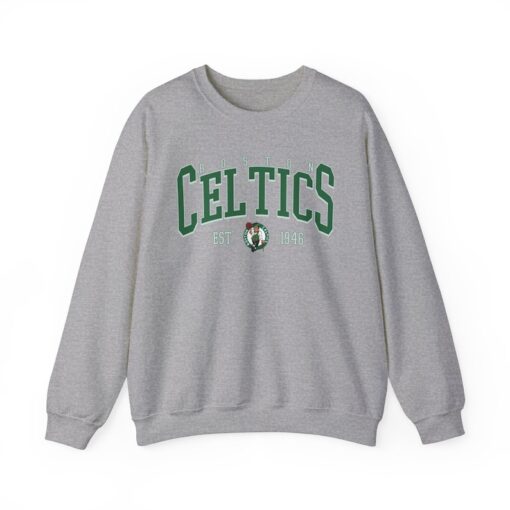 Vintage Boston Celtic Basketball Sweatshirt, Celtics 90s T-Shirt Retro Style Shirt Crewneck, Boston Basketball Hoodie