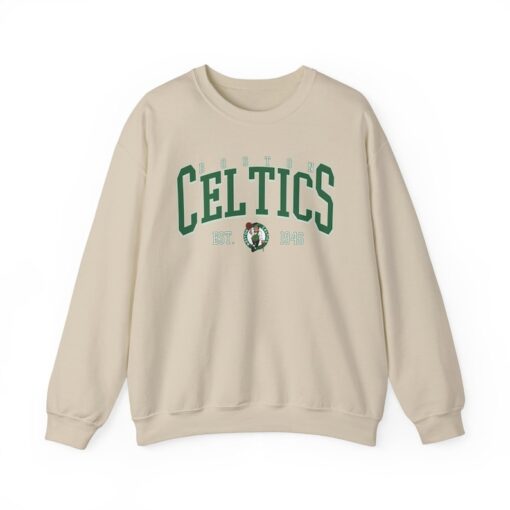 Vintage Boston Celtic Basketball Sweatshirt, Celtics 90s T-Shirt Retro Style Shirt Crewneck, Boston Basketball Hoodie