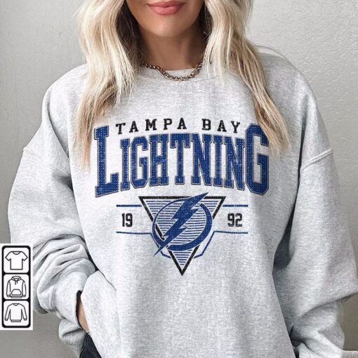 Vintage 90s Tampa Bay Lightning Sweatshirt, Tampa Bay Lightning Unisex t-shirts, long-sleeved t-shirts