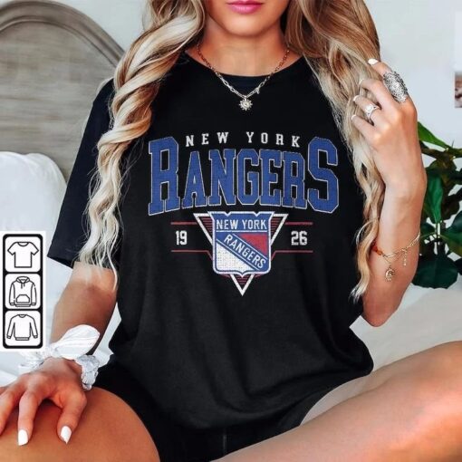 Vintage 90s New York Rangers Sweatshirt, New York Rangers Unisex t-shirts, long-sleeved t-shirts