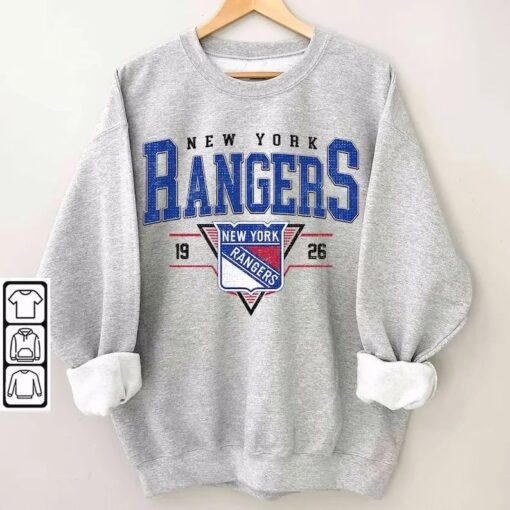 Vintage 90s New York Rangers Sweatshirt, New York Rangers Unisex t-shirts, long-sleeved t-shirts