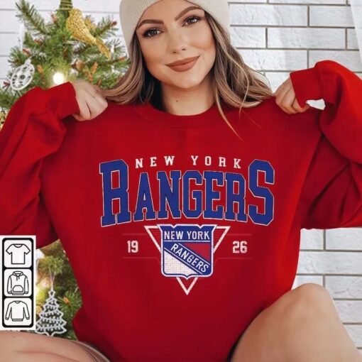 Vintage 90s New York Rangers Sweatshirt, New York Rangers Unisex t-shirts, long-sleeved t-shirts