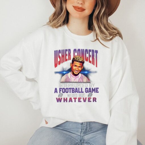 Usher SuperBowl 2024 Shirt, Halftime Show Party Usher Concert Sweatshirt, Usher 2024 SuperBowl Sunday Game Hoodie