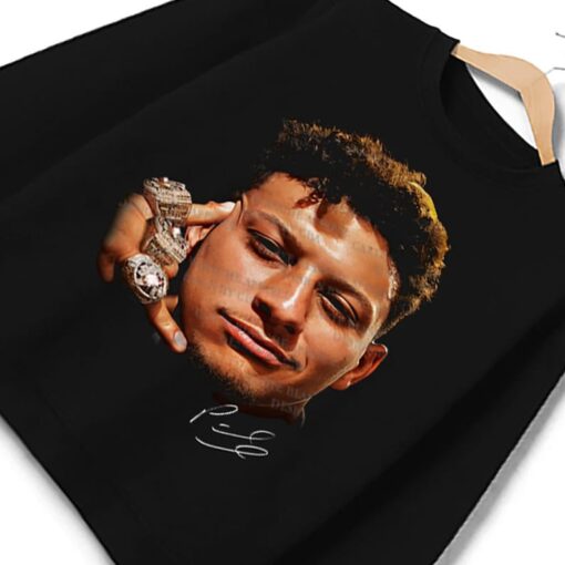 Patrick Mahomes Sweatshirt Superbowl Champ 3 Rings Greatest Of All Time GOAT Sweatshirt