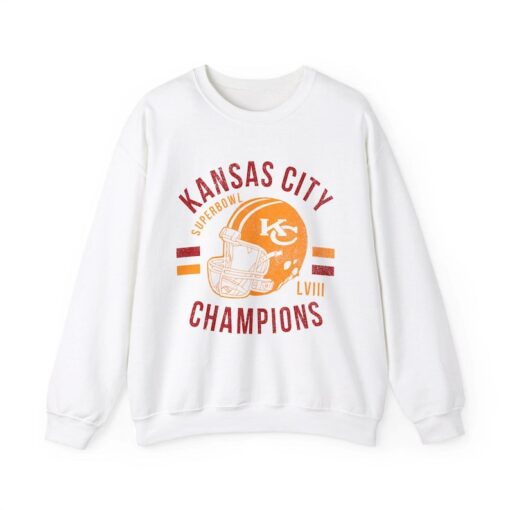 Chiefs SuperBowl Champions Shirt, KC Chiefs Champions 2024 Shirt, Chiefs Superbowl Sweatshirt, Chiefs Crewneck