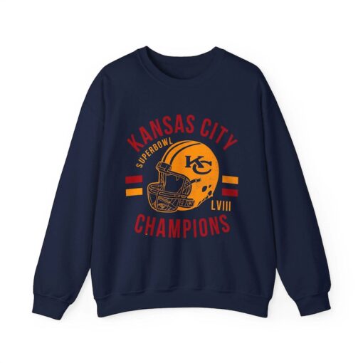 Chiefs SuperBowl Champions Shirt, KC Chiefs Champions 2024 Shirt, Chiefs Superbowl Sweatshirt, Chiefs Crewneck