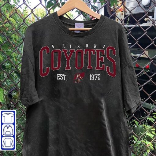 Vintage Arizona Hockey Sweatshirt, Coyotes Tee, Arizona Hockey Shirt, College Hoodie, Hockey Fan Shirt