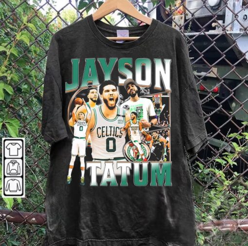 Vintage 90s Graphic Style Jayson Tatum Shirt - Jayson Tatum Retro Sweatshirt - Retro American Basketball Tee For Man and