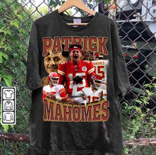 Patrick Mahomes TShirt,Vintage Bootleg Graphic Tee Patrick Mahomes, Gift For Fans