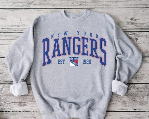 Vintage New York Rangers Hockey Sweatshirt, Rangers Unisex Tee, Vintage NHL Shirt, Rangers Fans Shirt