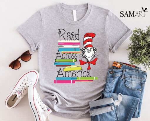 Dr. Seuss Read Across America Shirt, Reading Day Shirt, 100 Days School Shirt,Teacher Life