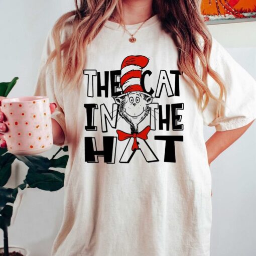 Dr. Seuss Shirt The Cat In The Hat Teacher School Shirt, Read Across America Dr. Suess Book Day Shirt