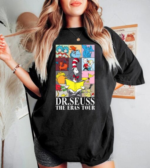 Dr Seuss Eras Tour Day School Shirt, Read Across America Dr. Suess Book Day Shirt, Cat In The Hat Dr. Suess Week Shirt