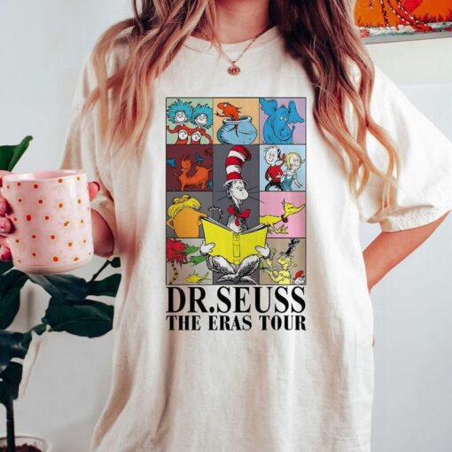 Dr Seuss Eras Tour Day School Shirt, Read Across America Dr. Suess Book Day Shirt, Cat In The Hat Dr. Suess Week Shirt