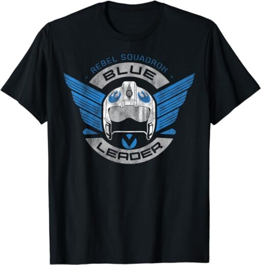 Star Wars Rogue One Blue Leader Logo Graphic T-Shirt T-Shirt