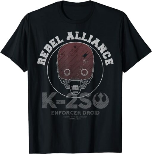 Star Wars Rogue One K-2SO Rebel Alliance T-Shirt