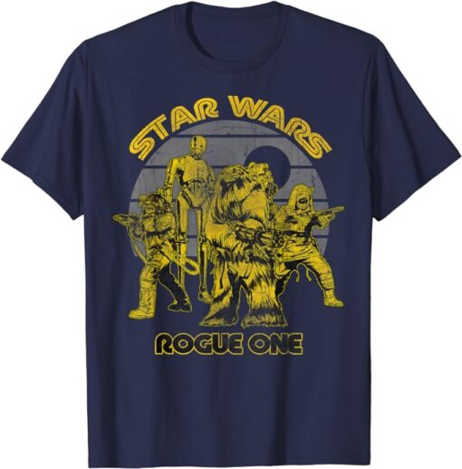 Star Wars Rogue One Retro Rebel Death Star Vintage T-Shirt T-Shirt