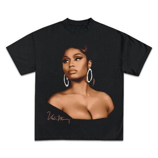 NICKI MINAJ T-SHIRT | Rare Queen Of Rap Tee Album Cover Art