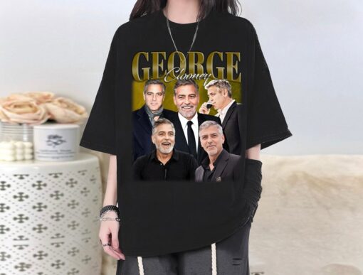 George Clooney Retro T-Shirt, George Clooney Unisex Sweater, George Clooney Hoodie, George Clooney Tee