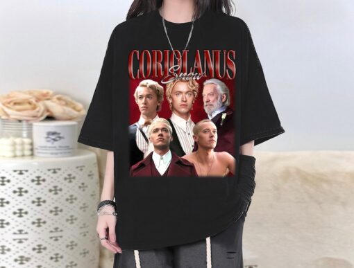 Coriolanus Snow T-Shirt, Coriolanus Snow Tee, Coriolanus Snow Hoodie, Coriolanus Snow Sweater, Black And Gray T-Shirt