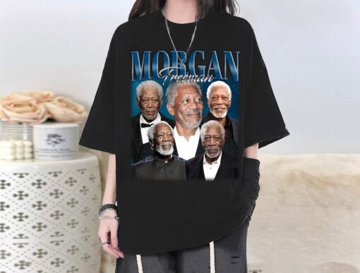 Morgan Freeman T-Shirt, Morgan Freeman Merch, Morgan Freeman Fan, Morgan Freeman Homage, Morgan Freeman Tee