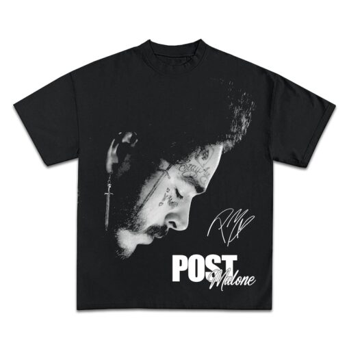 POST MALONE T-SHIRT | Rare Promo Concert Graphic Hip Hop Tee | Rap Jumbo Collectible Tour Merch |