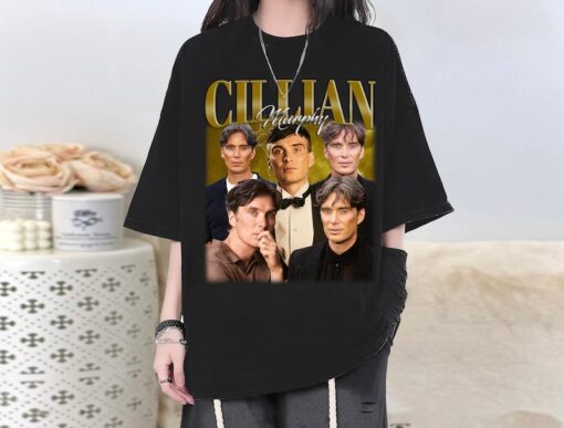 Retro Cillian Murphy T-Shirt, Cillian Murphy Shirt, Cillian Murphy Tee, Actor Cillian Murphy Homage, Cillian Murphy Fan