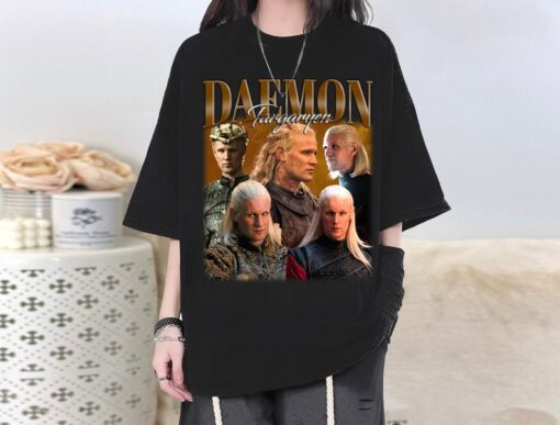 Daemon Targaryen T-Shirt, Daemon Targaryen Shirt, Daemon Tee, Actor Daemon Homage, Targaryen Fan, Famous T-Shirt