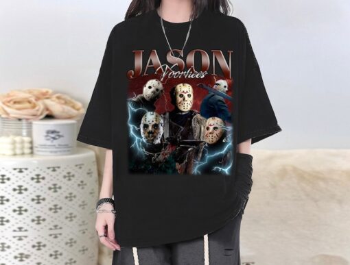 Jason Vorhees Character T-Shirt, Jason Vorhees Shirt, Jason Vorhees Tees, Jason Vorhees Unisex, College Shirt