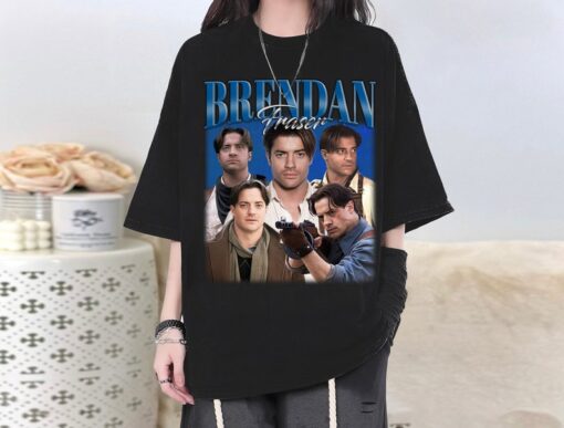 Brendan Fraser Shirt, Brendan Fraser T-Shirt, Brendan Fraser Tee, Actor Brendan Fraser Homage, Brendan Fraser Merch