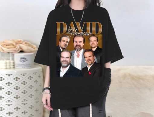 David Harbour Character T-Shirt, David Harbour Shirt, David Harbour Tee, Actor David Harbour Homage, Actor T-Shirt