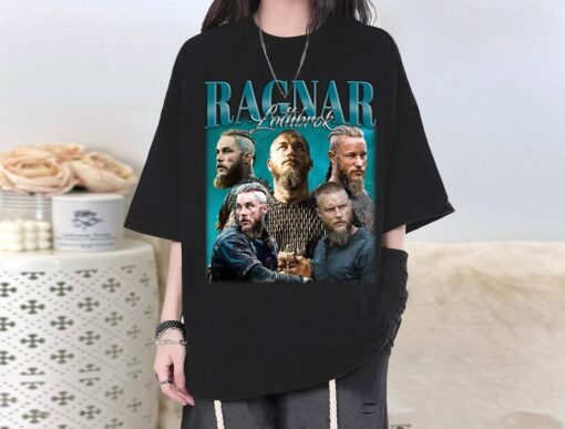 Ragnar Lothbrok T-Shirt, Ragnar Lothbrok Shirt, Ragnar Lothbrok Tees, Ragnar Lothbrok Homage, Retro T-Shirt