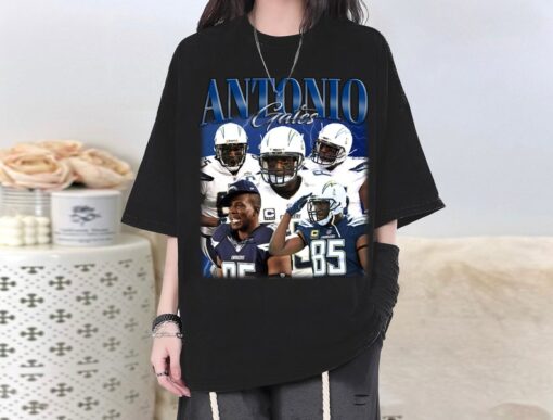 Antonio Gates T-Shirt, Antonio Gates Shirt, Antonio Gates Tees, Antonio Gates Homage, Sports Gift, Super Bowl Shirt